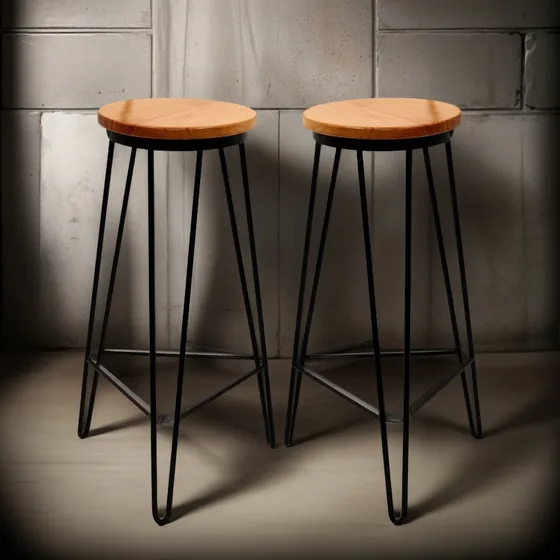 Juego De Banquetas Para Barra / Bar / Cocina - X 2 Unidades