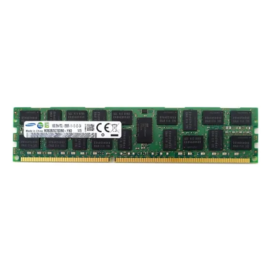 Memória Samsung para Servidores 16GB PC3L ECC 12800 RDIMM M393B2G70BH0-YK0