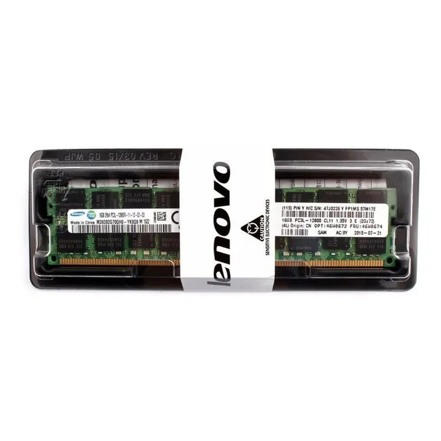 Lenovo 16gb Pc3l-12800r Ddr3-1600 47j0226  Ecc 2rx4 Memory