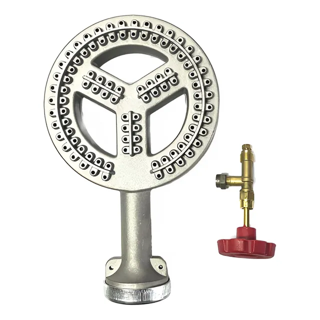 Quemador De Fogón 15 Cm + Llave + Perilla Aluminio // Au