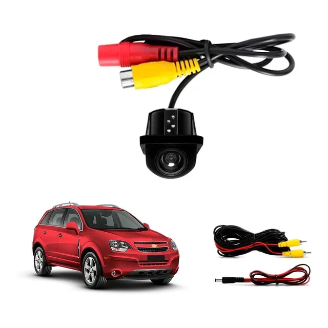Câmera De Ré Hd Chevrolet Captiva Colorida Linhas