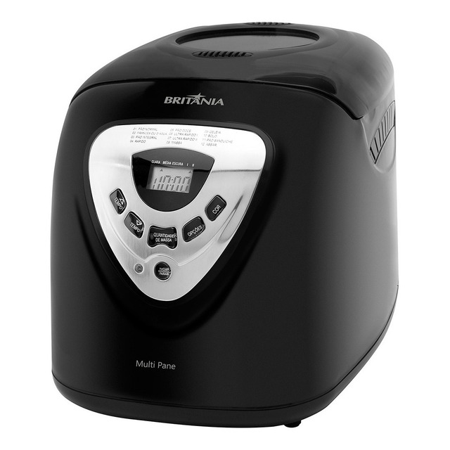 Panificadora Multipane 12 Programações Com Função Timer E Antiaderente Potência De 650 W C... Panificadora Multipane 12 Programações Com Função Timer E Antiaderente Potência De 650 W C...