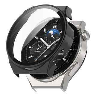 Compatible Funda De Reloj Negra Con Película Templada Pc + Compatible Funda De Reloj Negra Con Película Templada Pc +