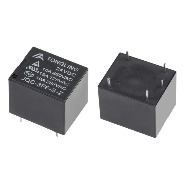 Kit 10 Peças Relé De Potência Eletromagnética Jqc-3ff-s-z