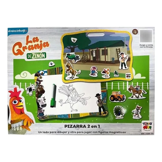 Pizarra 2 En 1 Toyng La Granja De Zenón