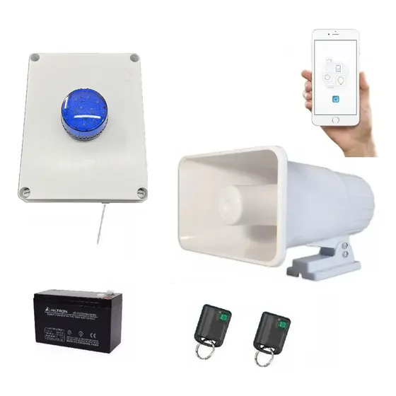 Alarma Vecinal Panico Comunitaria Con Bater/app Wifi Control