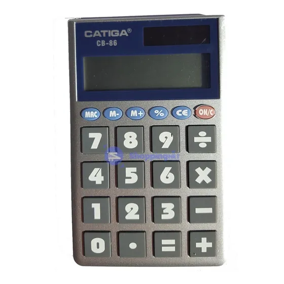 Calculadora Electronica Catiga Cb-86 8 Digitos Con Funda