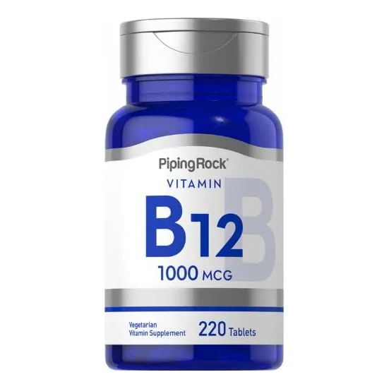 Piping Rock Vitamina B12 1000 Mcg Ante 220 Tabletas Xy6fh
