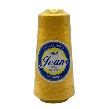 Hilo De Coser Poliéster Petunia Jeans Para Costura Fuerte