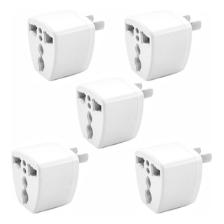 Kit De 5 Adaptadores Convertidor Clavija Corriente Universal Kit De 5 Adaptadores Convertidor Clavija Corriente Universal
