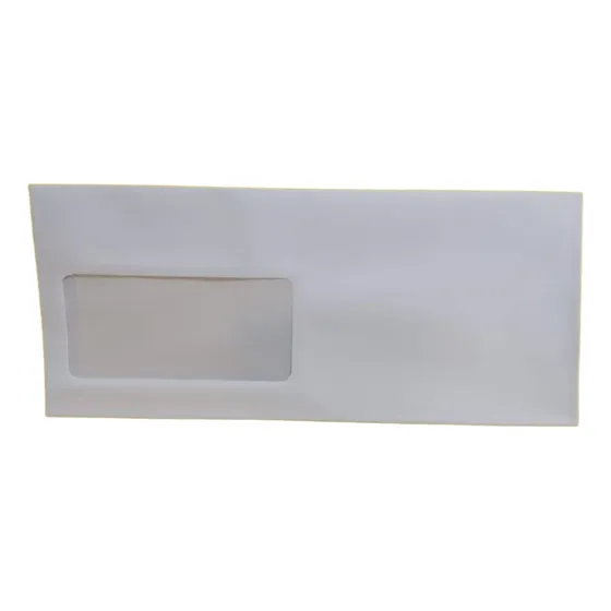 Sobre Americano Con Ventana 10x23 Cm Bond 80 G Caja 500 Und