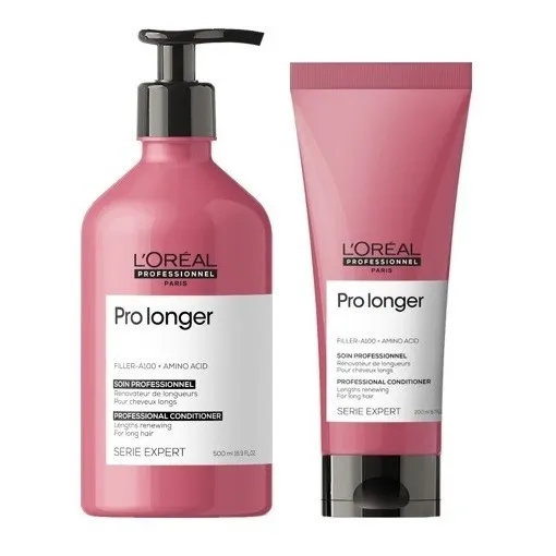 Pack Pro Longer Shampoo 500ml Y Acondicionador Loreal