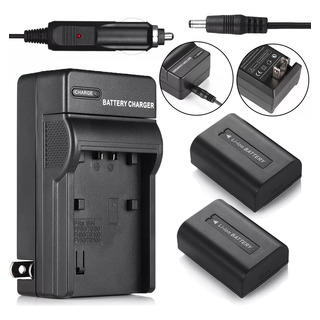 Cargador Powerextra Np-fp50 Con 2 Baterías Y Accesorios Cargador Powerextra Np-fp50 Con 2 Baterías Y Accesorios