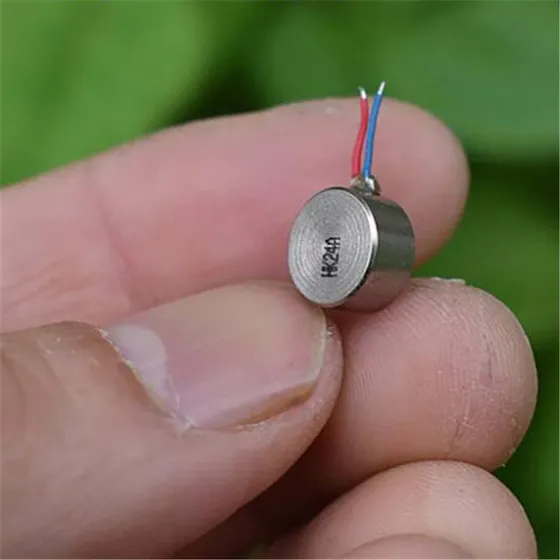 Dc Motor Vibracion Plana Mini Boton Tipo Micro Equipo