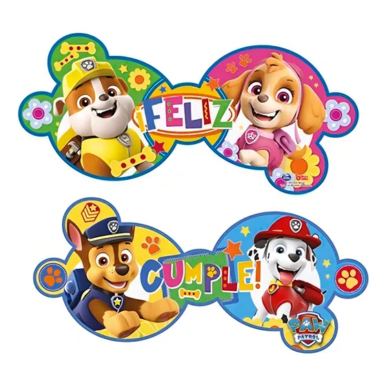 Cotillón Cartel Feliz Cumple Grande - Paw Patrol