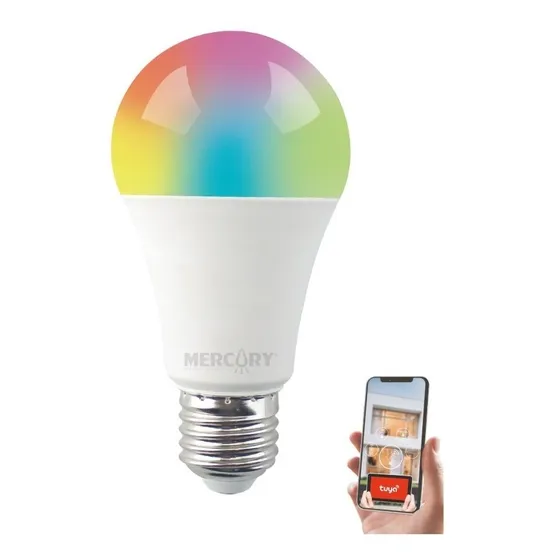 Mercury Smart Bombillo LED wifi 9W 110V RGB Unidad