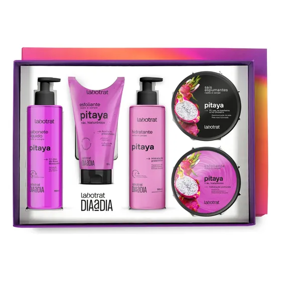 Kit Banho Dia Dos Namorados Pitaya 5 Itens - Labotrat