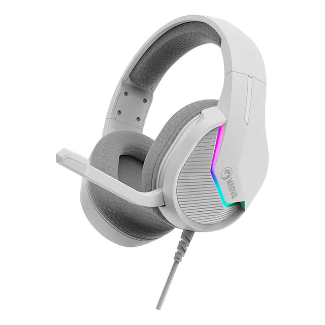 Vincha Gaming Marvo Scorpion H8618 2.0 Usb/rgb Blanca