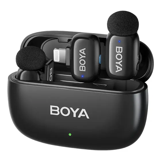 Microfono Inalámbrico Boya Mini-15 iPhone Reducción Con Ai Negro | Cuotas sin interés