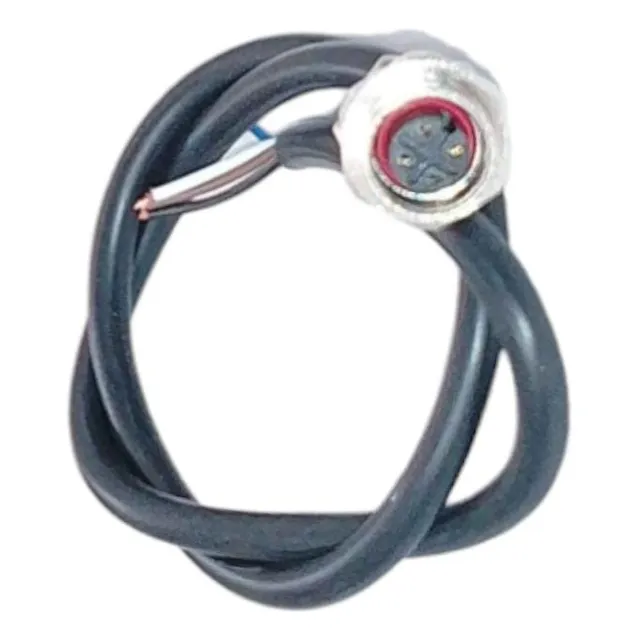 Conector Pasamuro M12 Hembra 5 Polos 0.5m M12f5p/0.5m