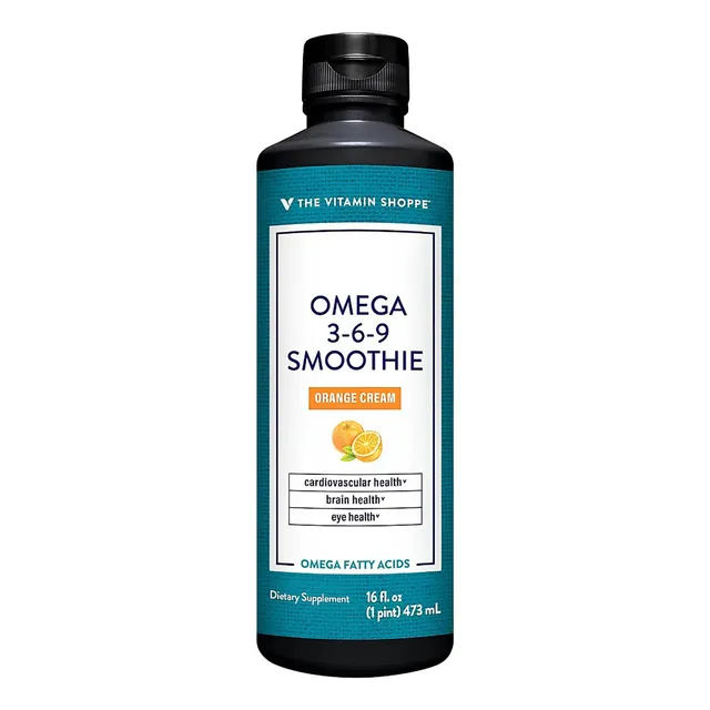 Omega 3-6-9 The Vitamin Shoppe 473 Ml Naranja