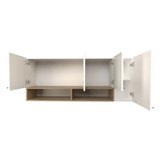 Home Collection alacena cocina 4 puertas 2 estantes 1,40cm