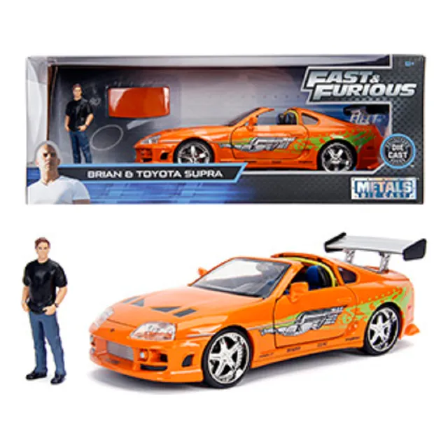 Toyota Supra 1995 Con Figura Brian O'conner Jada 1:24