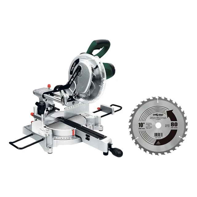 Sierra Inglete 10 Telescopica Guialaser+2 Disco 10x80/10x40