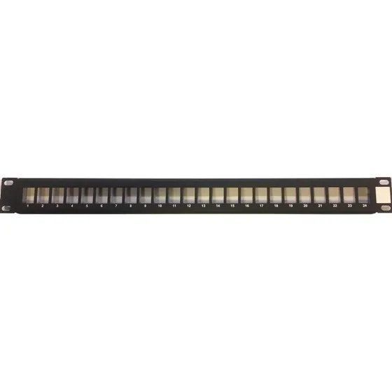 Frente Patch Panel Pachera 24 Bocas Cat-5e Cat-6 Rack