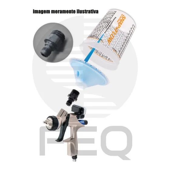 Adapt Dv1+03 Conj Caneca Medidora Descartavel 950ml 125micra