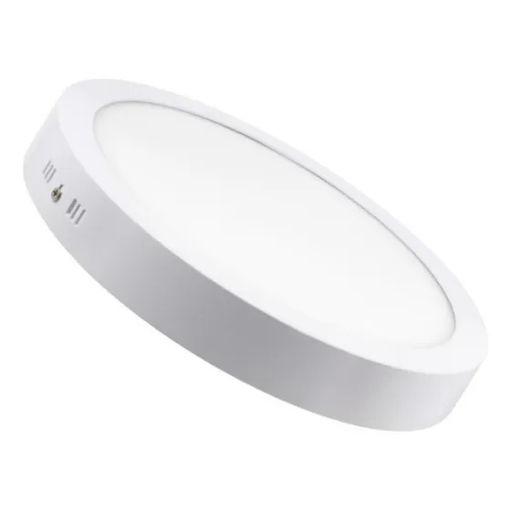 Plafón Led Base Redonda 18w Luz Fria Candela (6833) Estructura Frío
