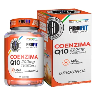 Coenzima Q10 200mg Ubiquinol Vitamina E 60 Caps Profit Labs Coenzima Q10 200mg Ubiquinol Vitamina E 60 Caps Profit Labs