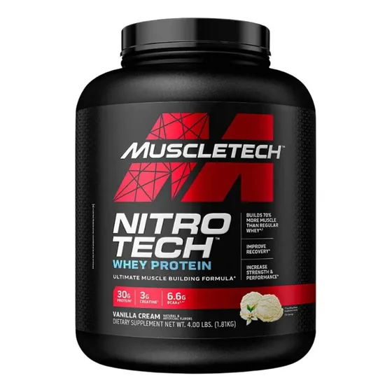 Proteína Nitrotech Performance Series Vainilla 4lb Sabor Vanilla 4lb
