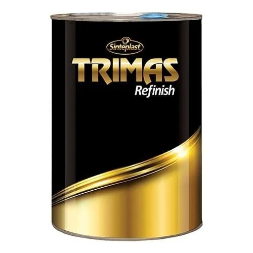 Trimas Laca Nitro Negro Semi Mate 1 Lts. Para Soplete