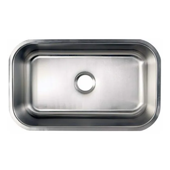 Fregadero De 1 Tina De 30 Pulgadas De Acero Inoxidable