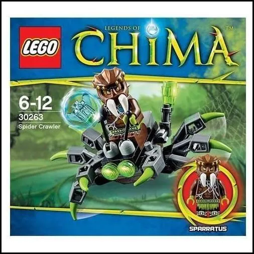 Lego Chima Sparratus + Araña Reptadora