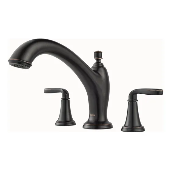 Bañera Romana 3 Agujero Acabado Bronce Toscano