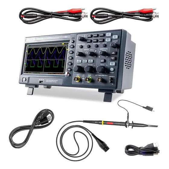 Osciloscopio Profesional Hantek Dso2d15 150mhz Usb 2 Ch+1ch