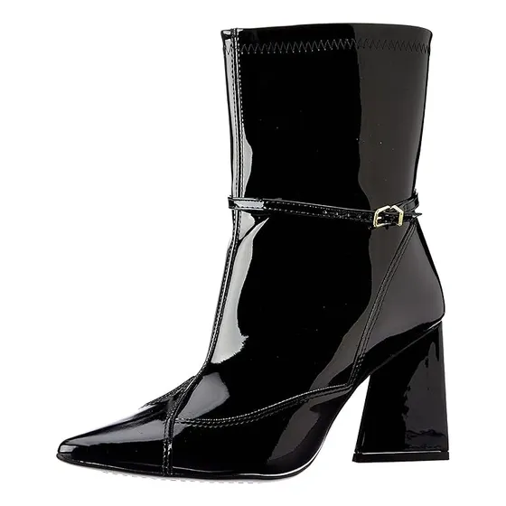 Botinetas Vizzano Bota Cortas Moda 3093 102 Charol Natshoes
