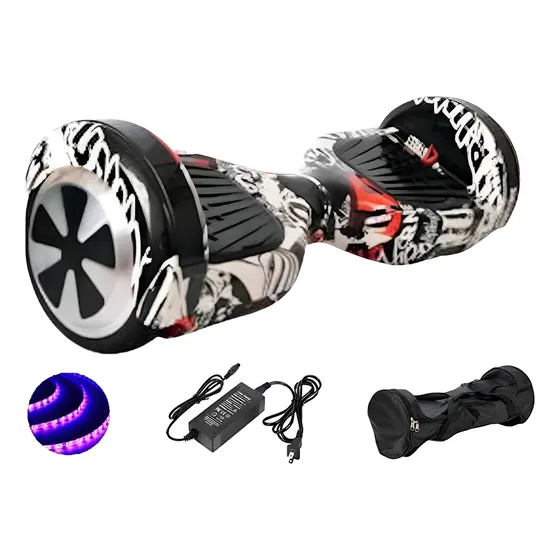 Hoverboard Overboard Bluetooth Skate Eletrico Luzes Led 6.5