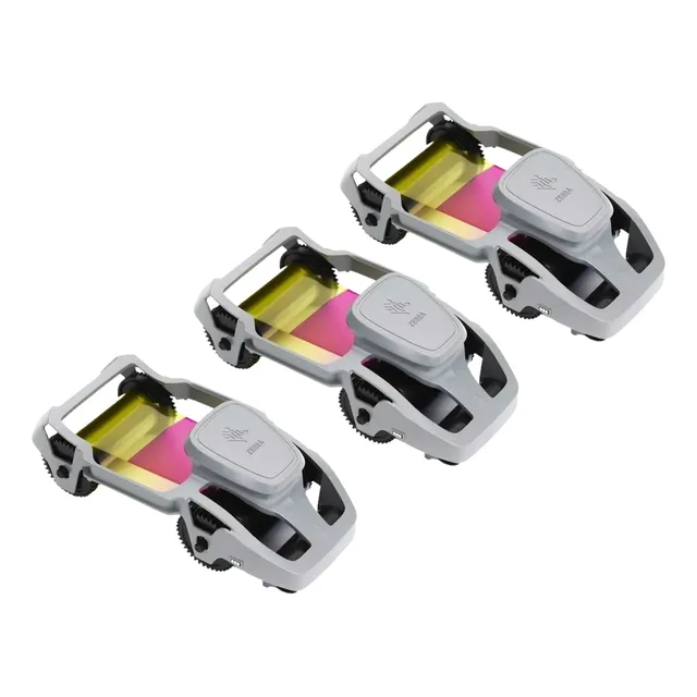 Kit 3 Cintas Zebra Ribbon 300 Impresiones Zc300 800300-550la Ymcko