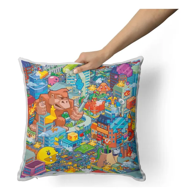 Cojin Decorativo Videos Juegos Arcade