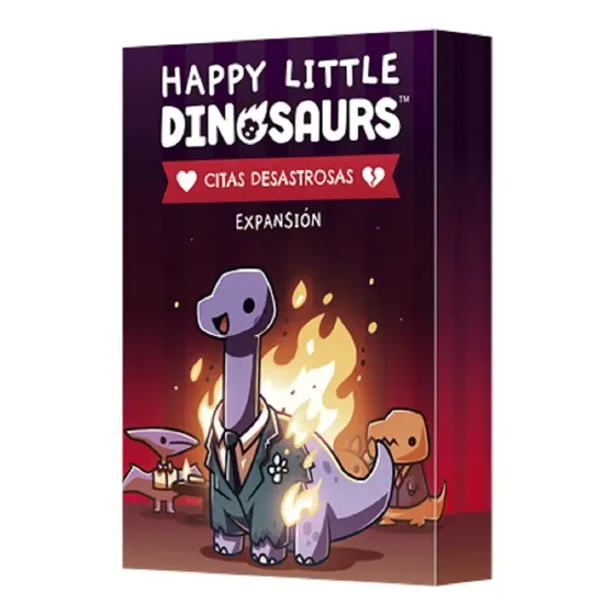 Juego Happy Little Dinosaurs Citas desastrosasAsmodee en español | Cuotas sin interés
