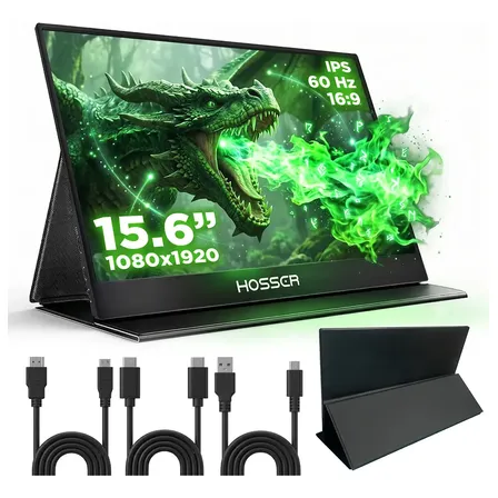 Monitor Portatil Gamer 15.6 Notebook Hosser Full Hd Ips 60Hz
