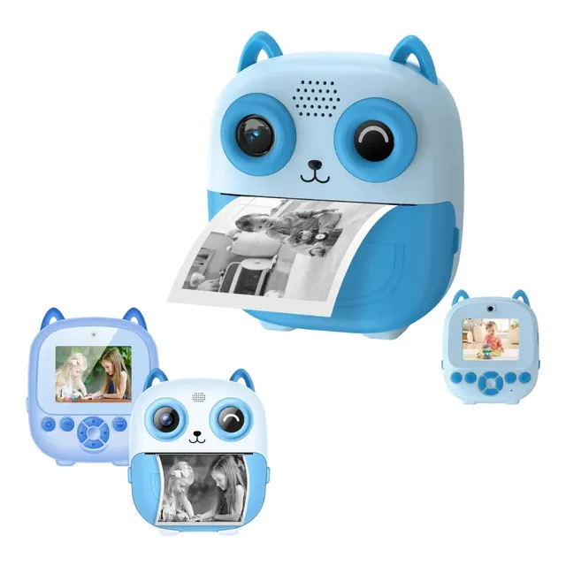 Cámara De Fotos Para Niños C/ Impresora Instantánea Infantil