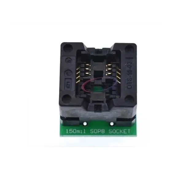 Adaptador Gravador Eprom 150mil 24xx Smd Soic8 Sop8 Ch341a