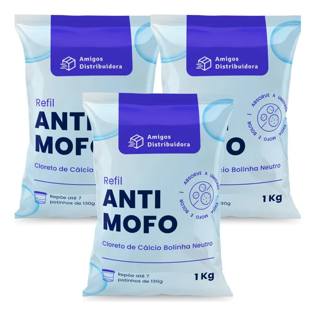 Cloreto De Cálcio 3kg - Anti Mofo - Original