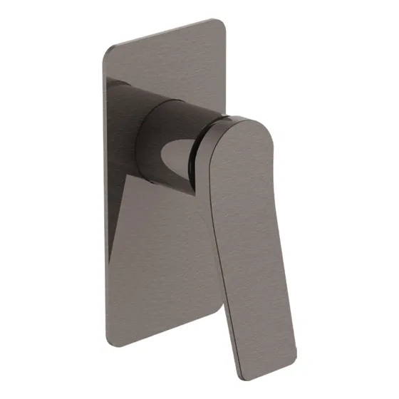 Monomando De Pared Para Regadera - Super Lujo De Acero Inox