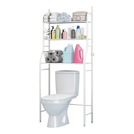 Mueble De Baño Inodoro Estantería Metalico Rack Top