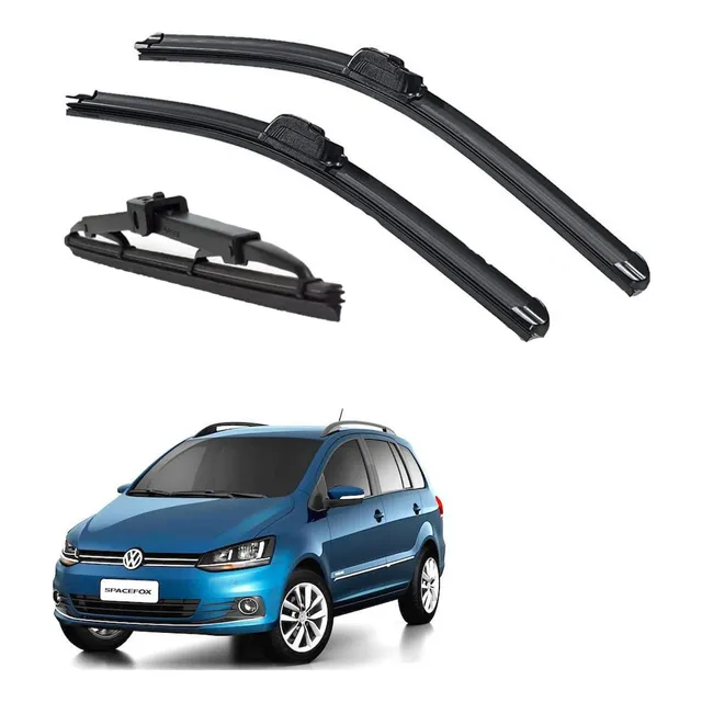 Kit 3 Escobillas Parabrisas Goma Flex - Vw Suran Todas